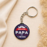 Porte clé "Le meilleur papa de l'univers" c'est mon papounet - Porte-clés homme