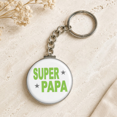 Beau porte clés pour un "Super PAPA" à découvrir
