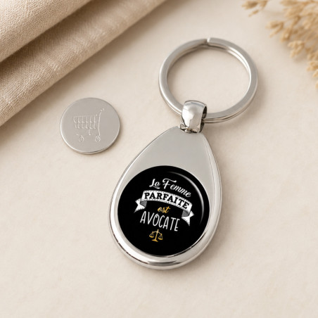       Porte clés jeton de Avocate
    