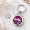 Porte clés jeton de caddie Coiffeuse - Cadeau qui décoiffe - Porte-clés Femme