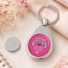 Porte clés jeton de caddie Assistante maternelle - Cadeau unique - Porte-clés Femme