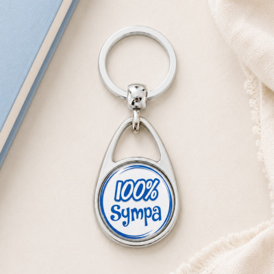 Porte clés "100% sympa" idée cadeau à offrir
