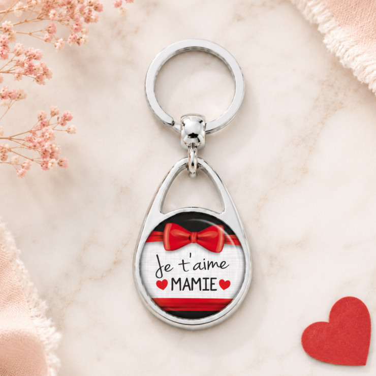                     Porte clés "Je t'aime mamie"
                  
