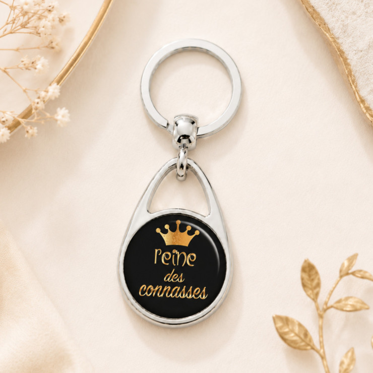       Porte clés Reine des connasses
    