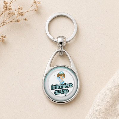 Porte clés pour une infirmière au TOP! Idée cadeau