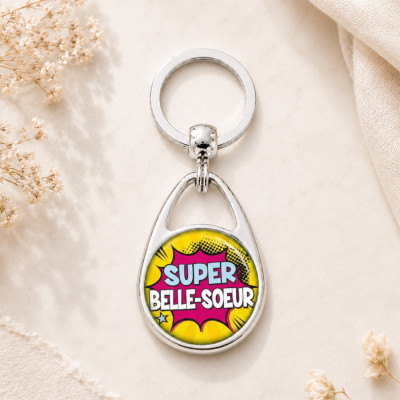 Porte clés belle soeur comics