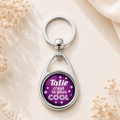 Cadeau original pour une tatie, ce porte clés est parfait