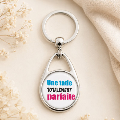 Porte clés tatie - Cadeau parfait pour une tante