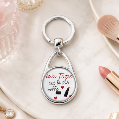 Porte-clé tatie personnalisé pas cher – idée cadeau original