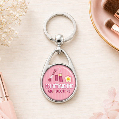 Porte clé Esthéticienne - Offrez un cadeau original