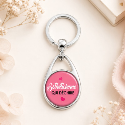 Porte clefs esthéticienne - Cadeau à petit prix pour offrir
