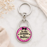 Cadeau pour mamie, Porte clé "La plus gentille des mamies" - Porte-clés Femme