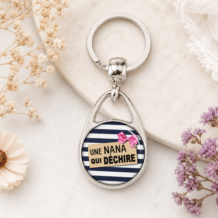       Porte clé "Une nana qui déchire"
    