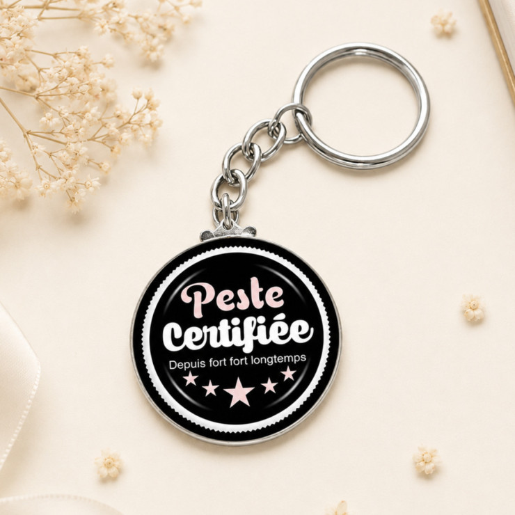       Porte clé "Peste certifiée"
    