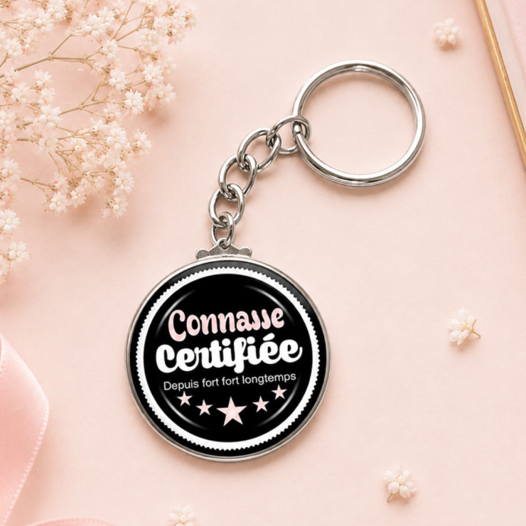                     Porte clés Connasse certifiée
                  