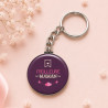 Porte clés en métal pour la "Meilleure maman" - Porte-clés Femme