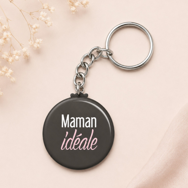                     Porte clé "Maman idéale"
                  