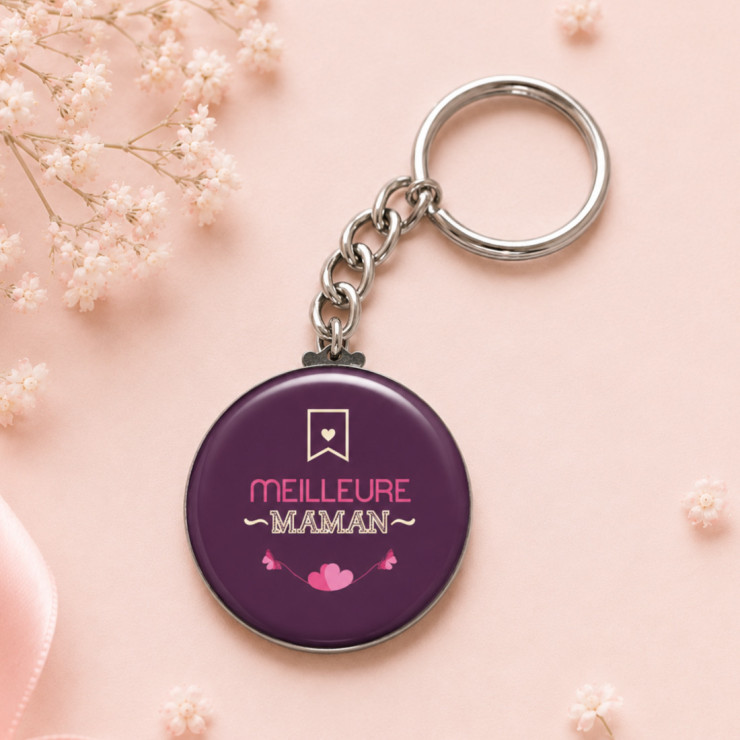                     Porte clé "Maman tu es parfaite"
                  