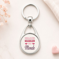 Porte clés meilleure maman du monde