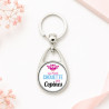 Porte clés "La plus chouette des copines" - Cadeau anniversaire - Porte-clés Femme