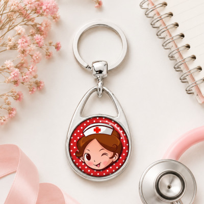 Porte clés soignante - Idée cadeau originale et pratique