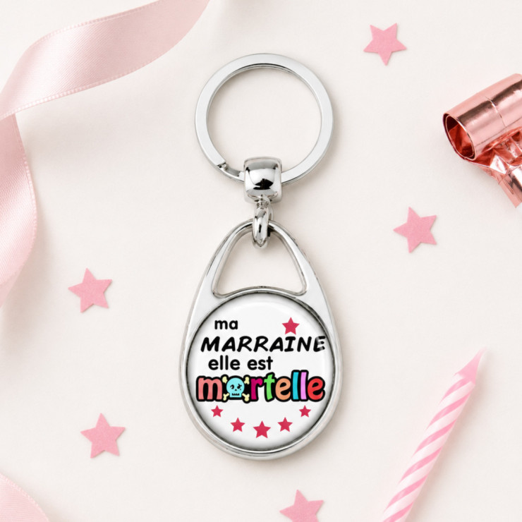       Porte clés "Ma marraine elle est mortelle"
    