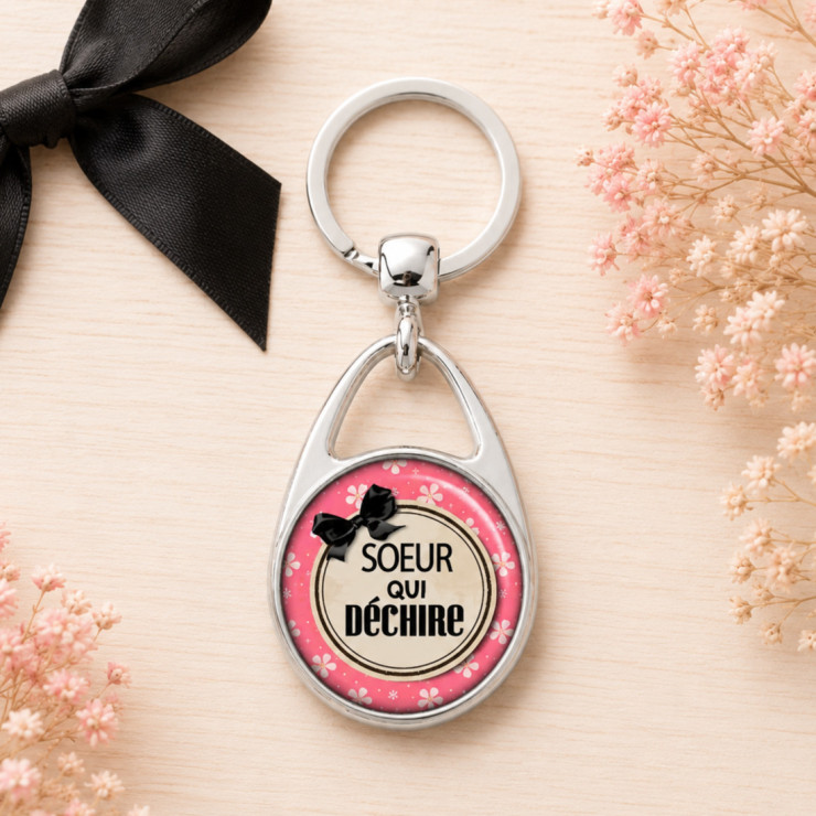                     Porte clé Soeur qui déchire
                  