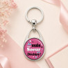 A offrir, ce beau porte clés "Je suis une soeur qui déchire!" - Porte-clés Femme