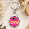 Porte clef Coiffeuse - Cadeau original - Porte-clés Femme
