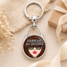 Porte clé Coiffeuse qui décoiffe - Cadeau original - Porte-clés Femme