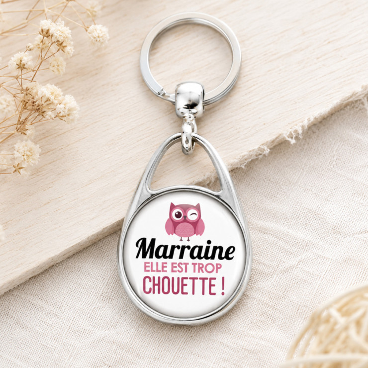                     Porte clés Marraine
                  