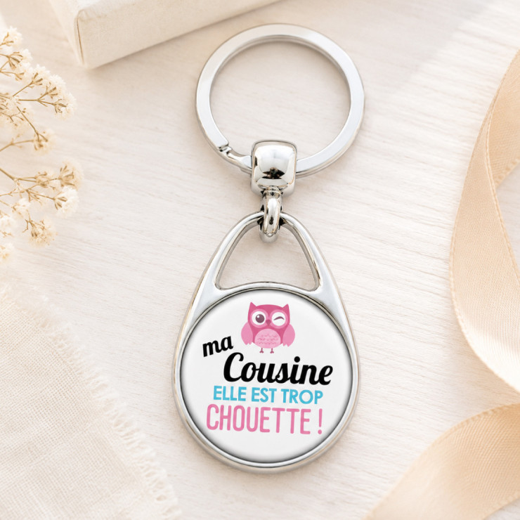                     Porte clés Cousine
                  