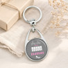 Porte clés Super Maman - Recto & Verso -  Cadeau original - Porte-clés Femme
