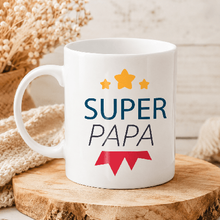       Mug Super Papa céramique - cadeau utile pour papa
    