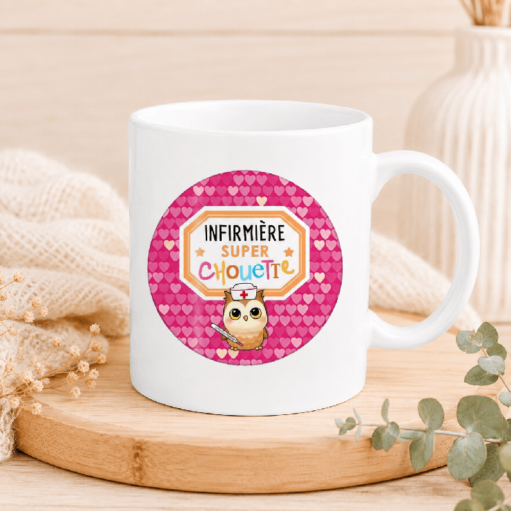                     Mug pour Infirmière - Cadeau retraite infirmière
                  
