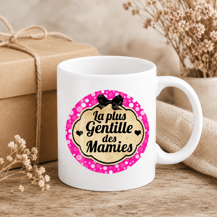                     Tasse Mamie - Cadeau pas cher fête des grands-mères
                  