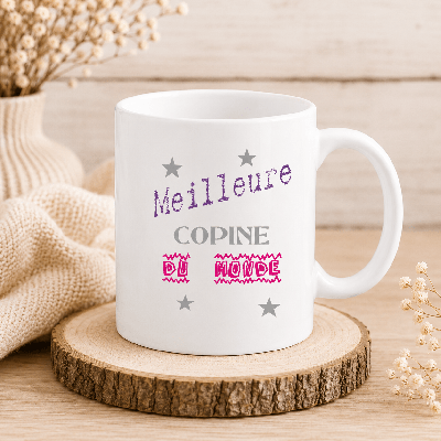 Mug Copine - Cadeau anniversaire amie