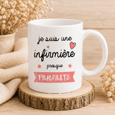 Mug infirmière - Idées cadeau - angora