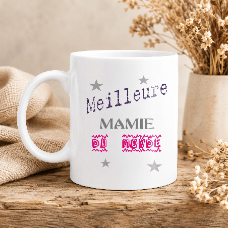       Mug Meilleure mamie - Cadeau fête des grands-mères
    