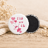 Magnet original c'est une fille, baptème, naissance, faire part - Magnets