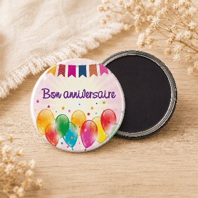 Magnet original "Bon anniversaire" idée cadeau proposé