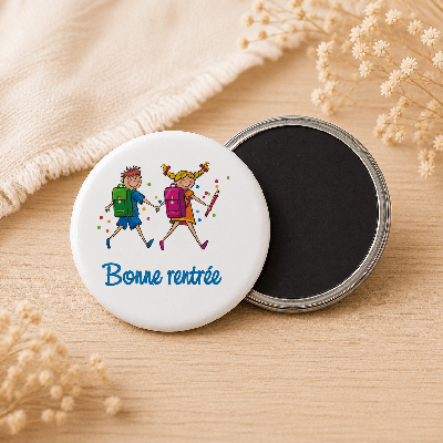 Magnet original "Bonne rentrée" idée cadeau