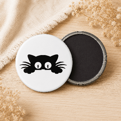 Vous aimez les chat? Voici un beau petit magnet - Angora