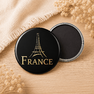 Achat-vente souvenir de France Paris, Magnet original