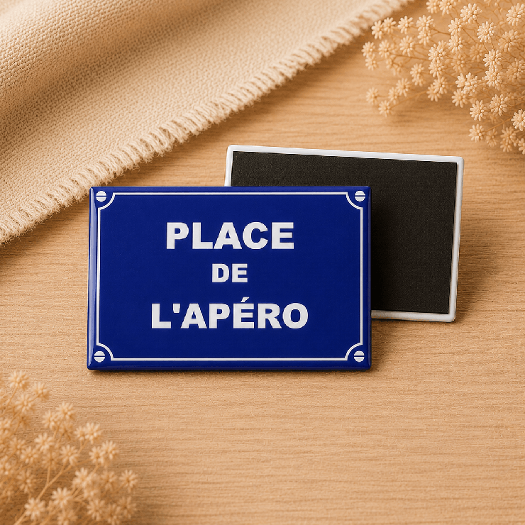                     Magnet Place de l'apéro
                  