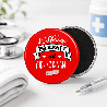 Magnet Aide soignant - Aimant métier - Magnet Femme