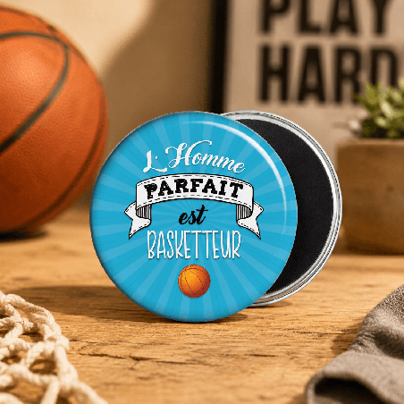       Magnet Basketteur - Aimant fan de Basket
    