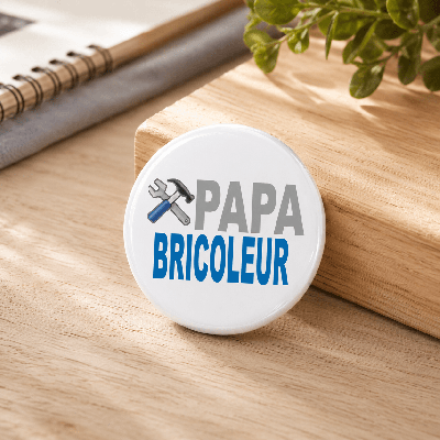 Magnet Papa bricoleur - Idée cadeau - angora