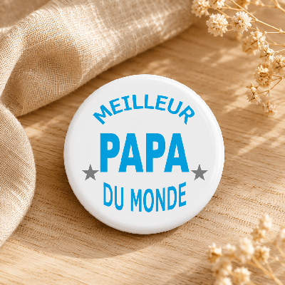 Idée cadeau, ce magnet "meilleur papa du monde" est parfait