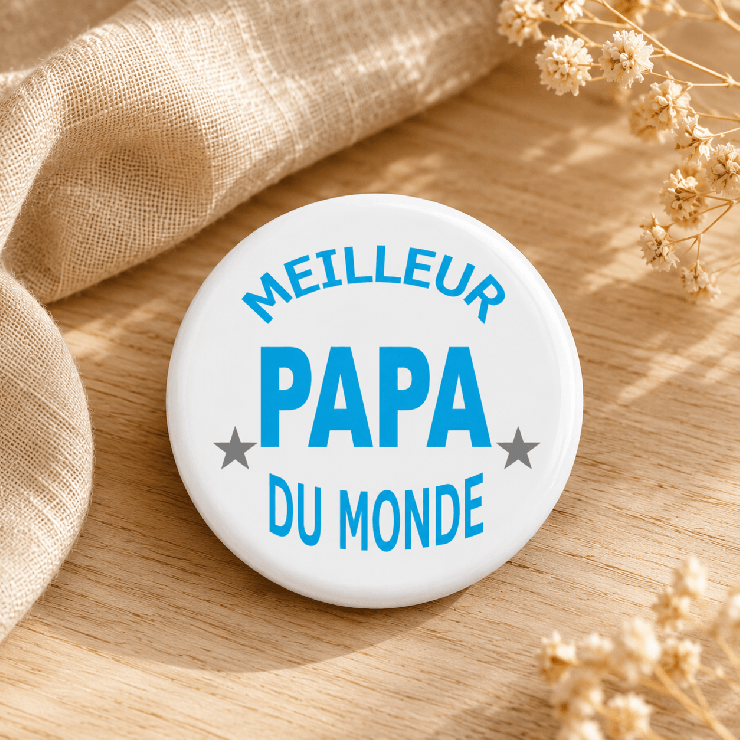                     Magnet "Meilleur papa du monde"
                  